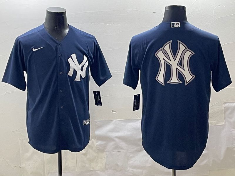 Men New York Yankees Blank Black Game 2025 Nike MLB Jersey style 13->youth mlb jersey->Youth Jersey